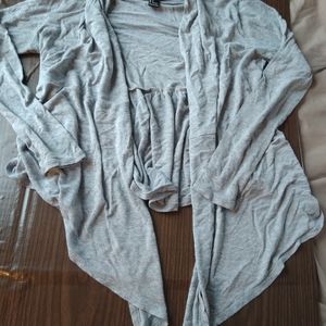 Forever 21 Gray cardigan light weight sweater